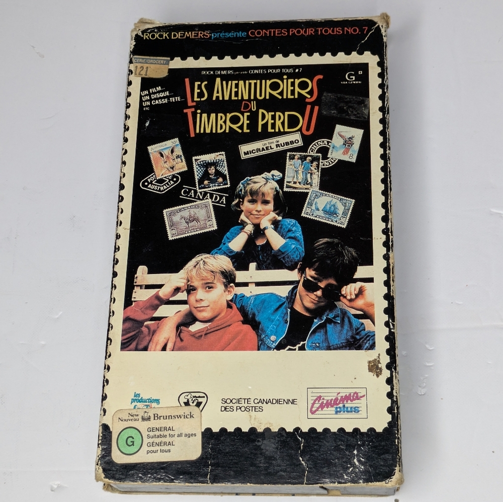 Les Aventuriers du Timbre Perdu (Michael Rubbo) VHS French (1988)  FRANÇAIS NTSC